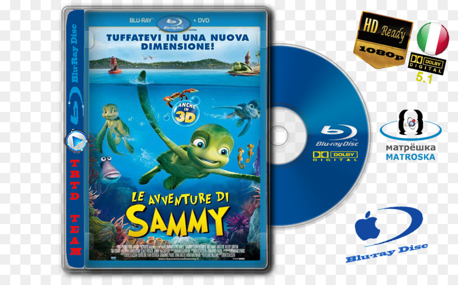 Tartaruga Conto De Aventuras De Sammy，Filme PNG