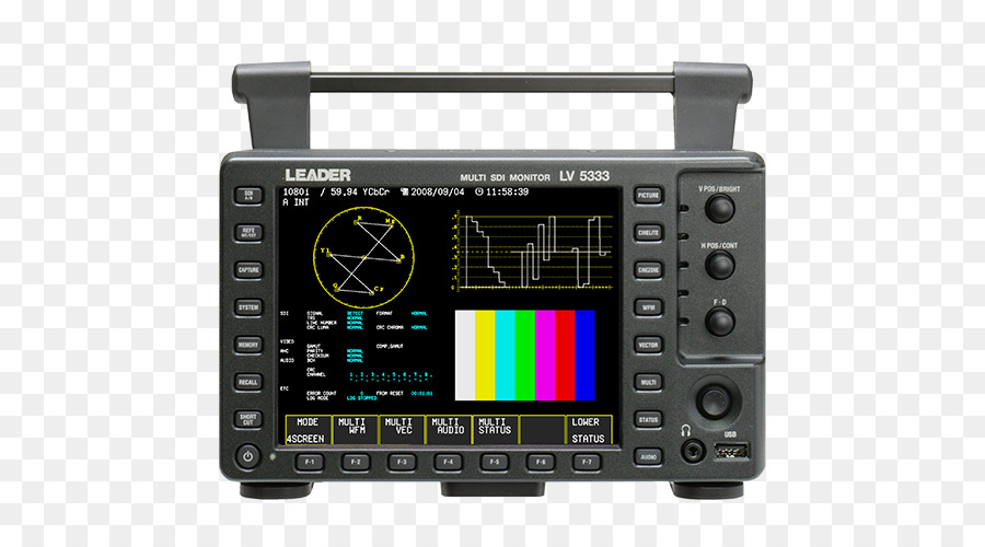 Interface Digital Serial，O Monitor De Forma De Onda PNG