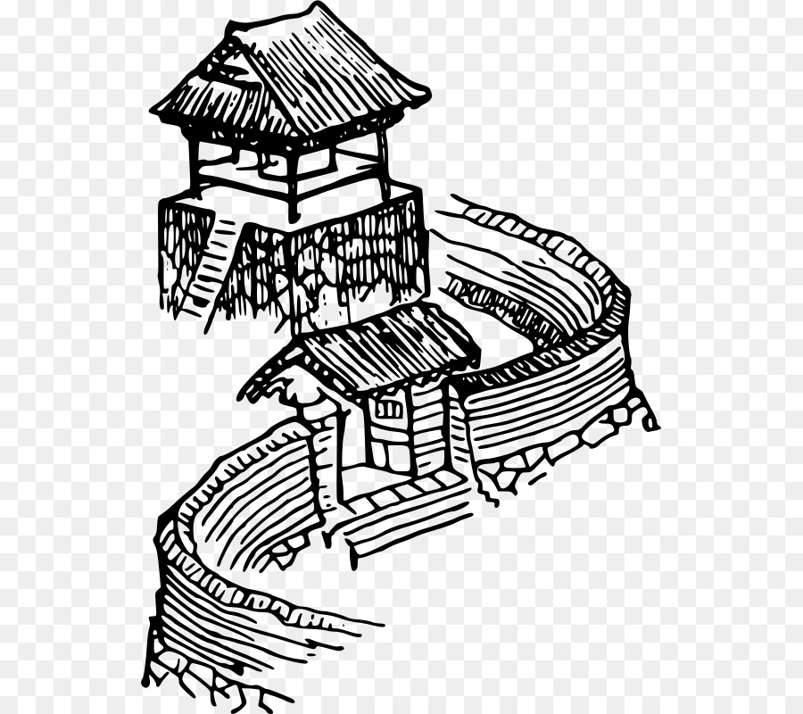 Desenho De Castelo Japonês，Castelo PNG