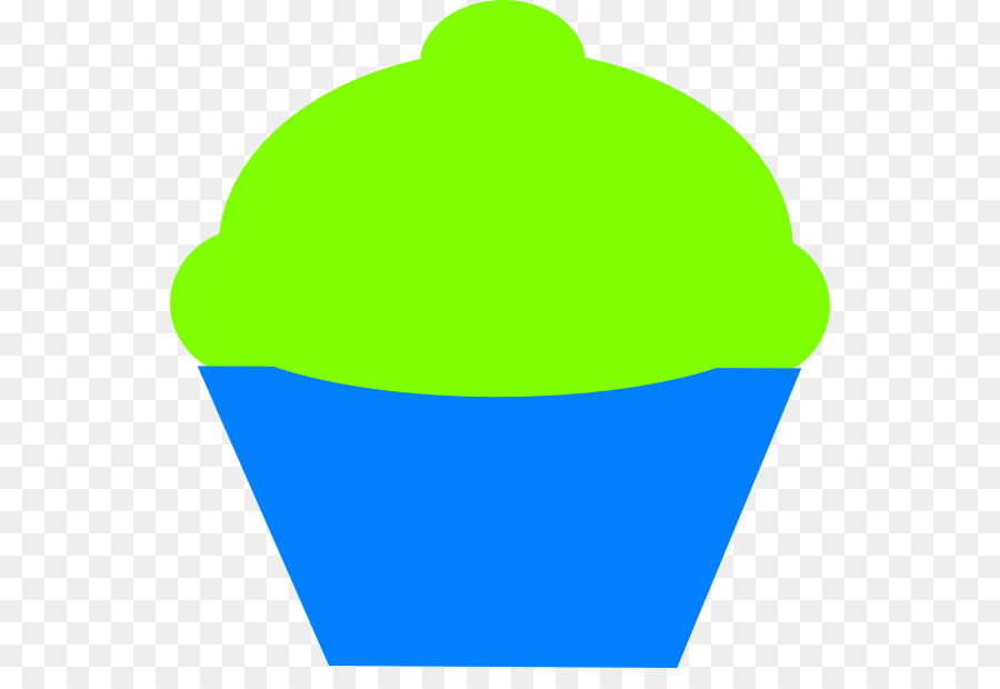 Cupcake，Verde PNG