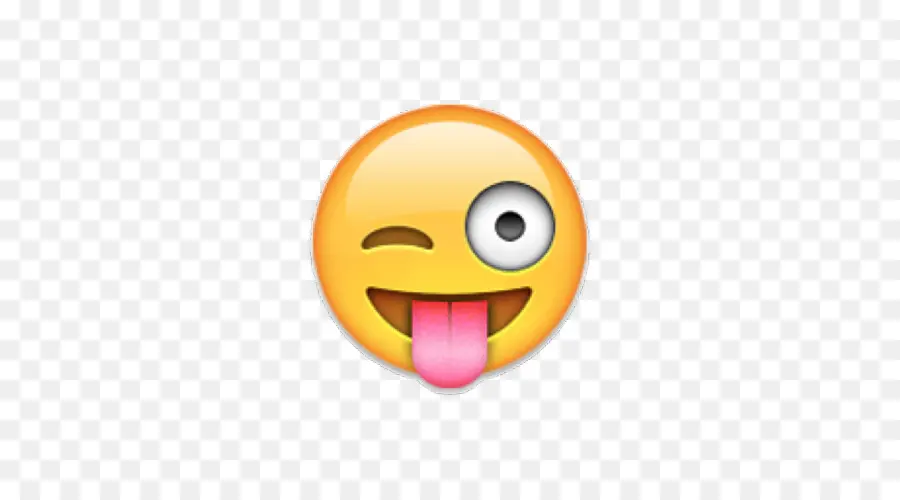 Emoji Piscando，Face PNG