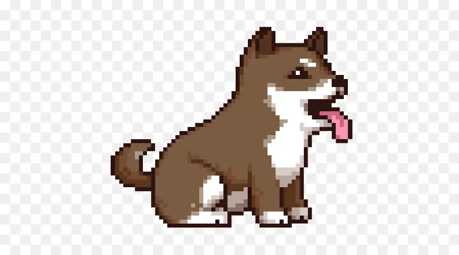 Cachorro Pixelado，Cachorro PNG