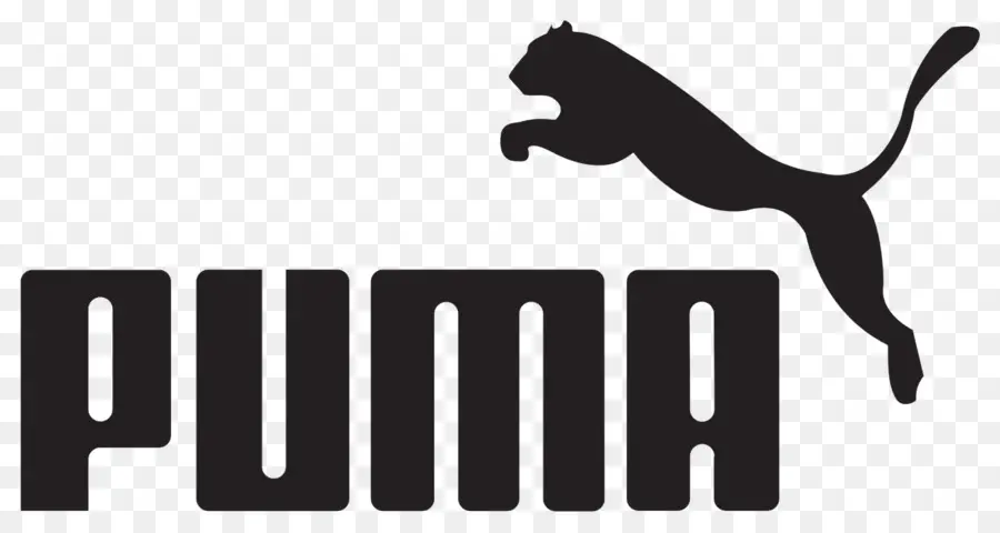 Puma Logo，Roupas Esportivas PNG