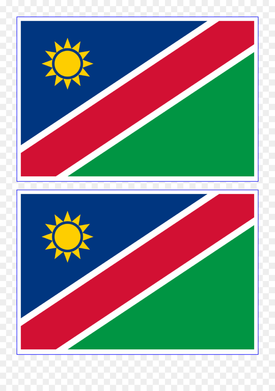 Namíbia，Bandeira Da Namíbia PNG