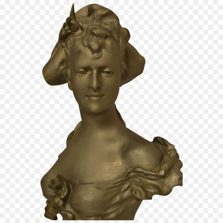 Escultura Em Bronze，Art Nouveau PNG