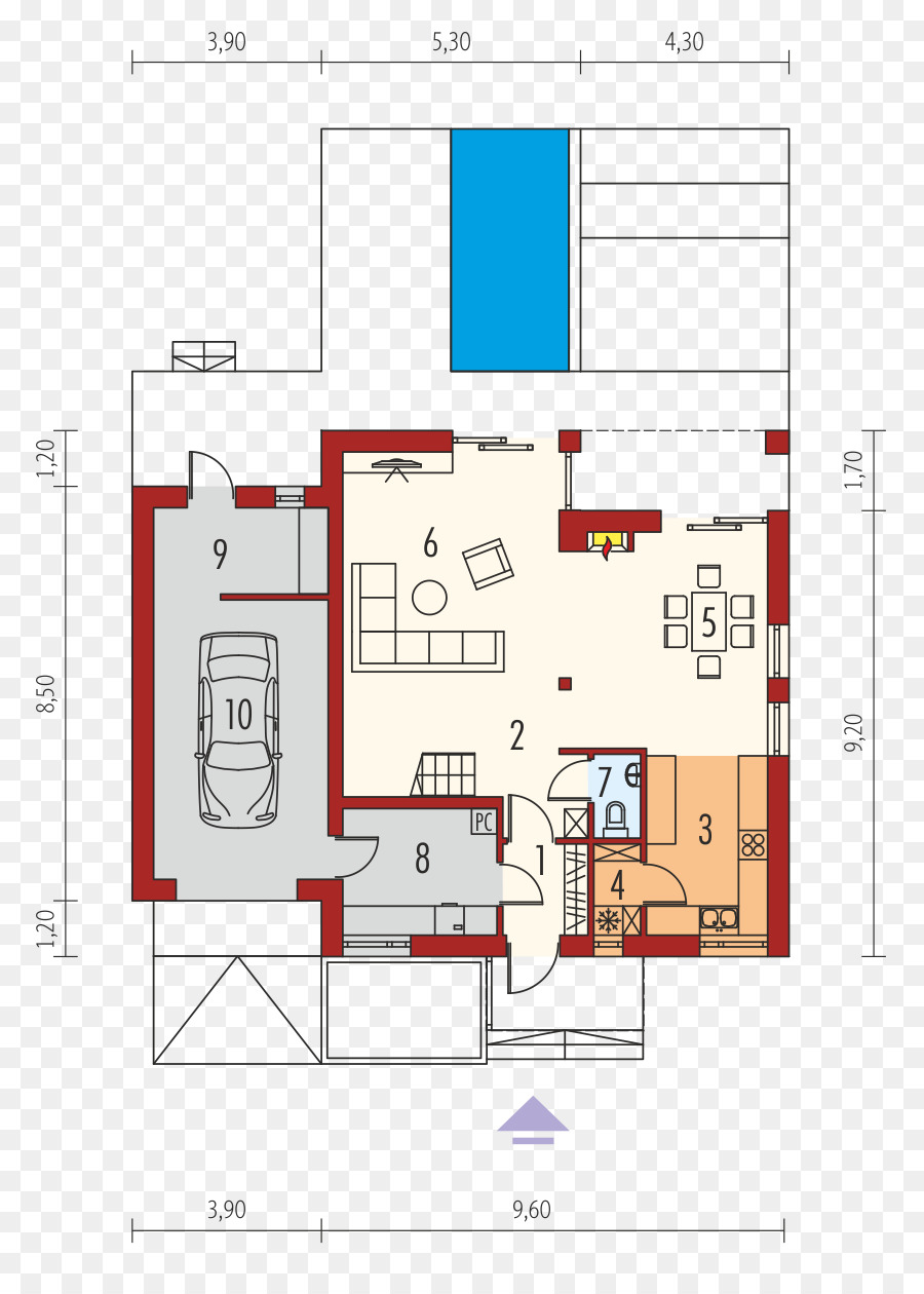 House，Piso Plano PNG