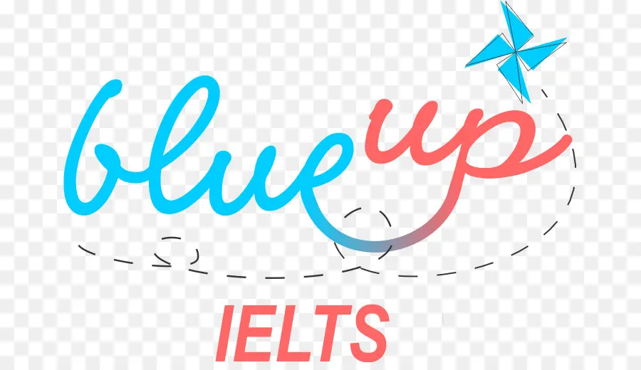 Blue Up Ielts Logo，Azul Para Cima PNG