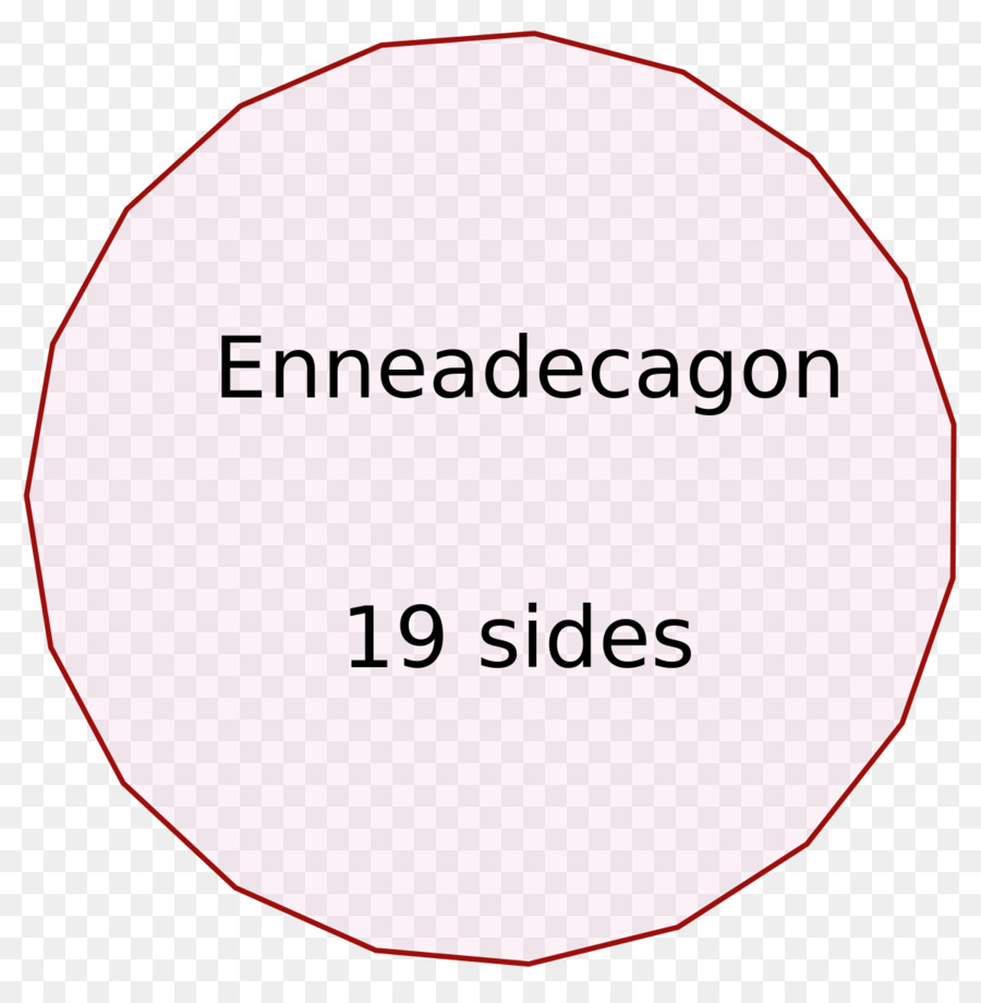 Enneadecagon，Polígono PNG