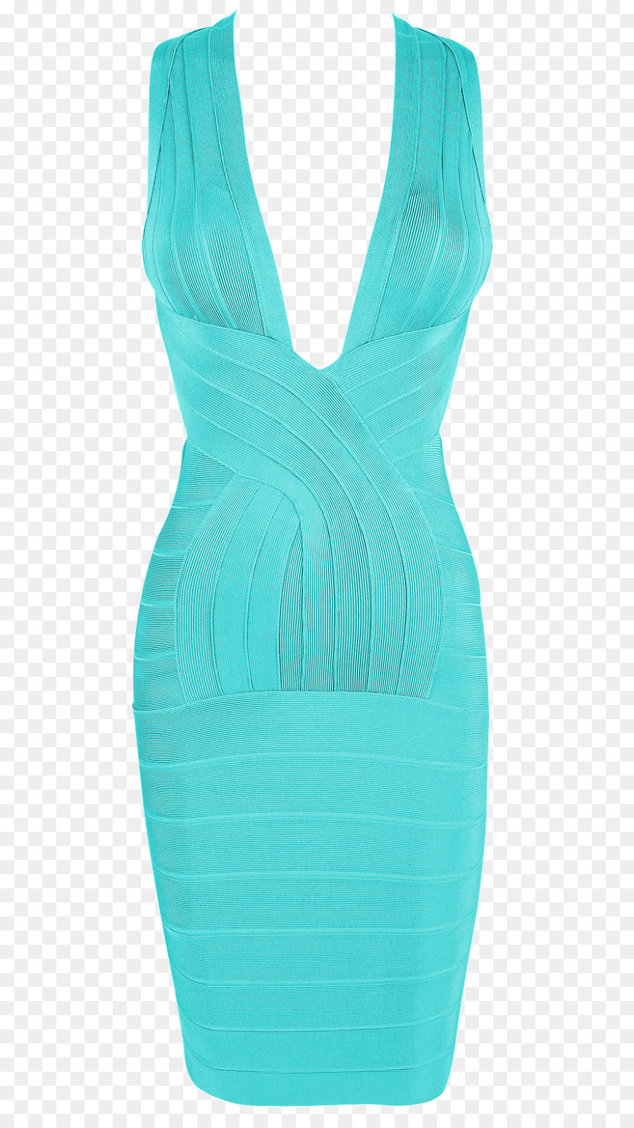 Vestido Turquesa，Roupas PNG