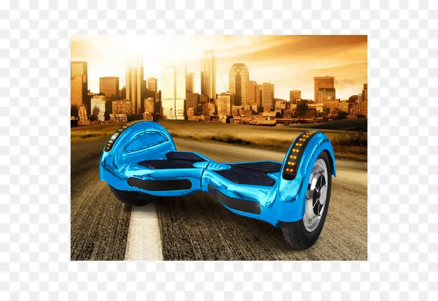 Hoverboard，Azul PNG