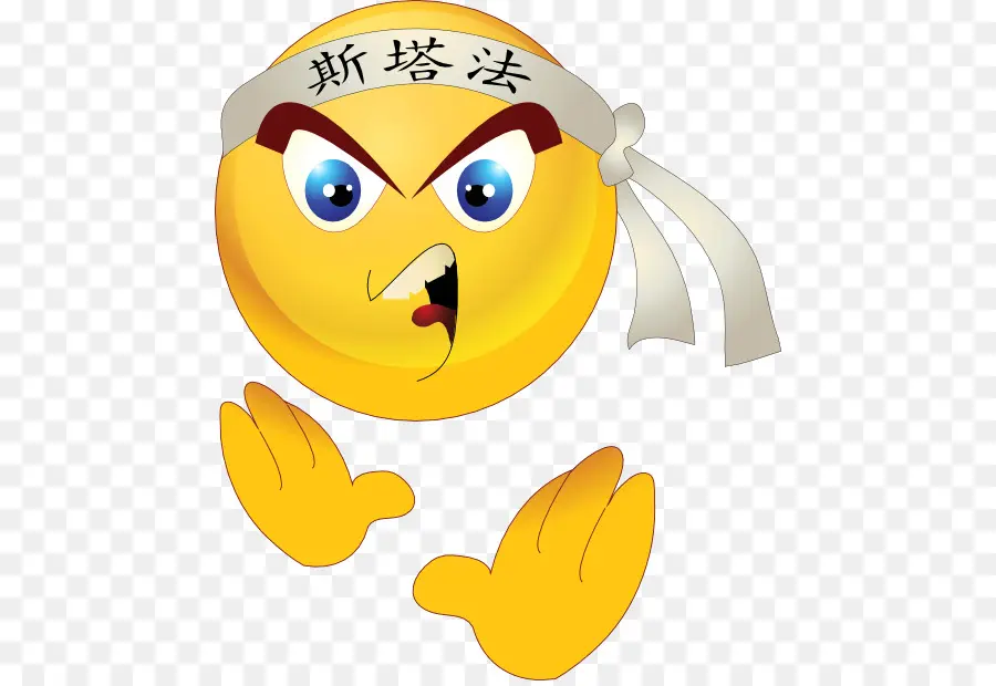 Emoji Irritado，Artes Marciais PNG