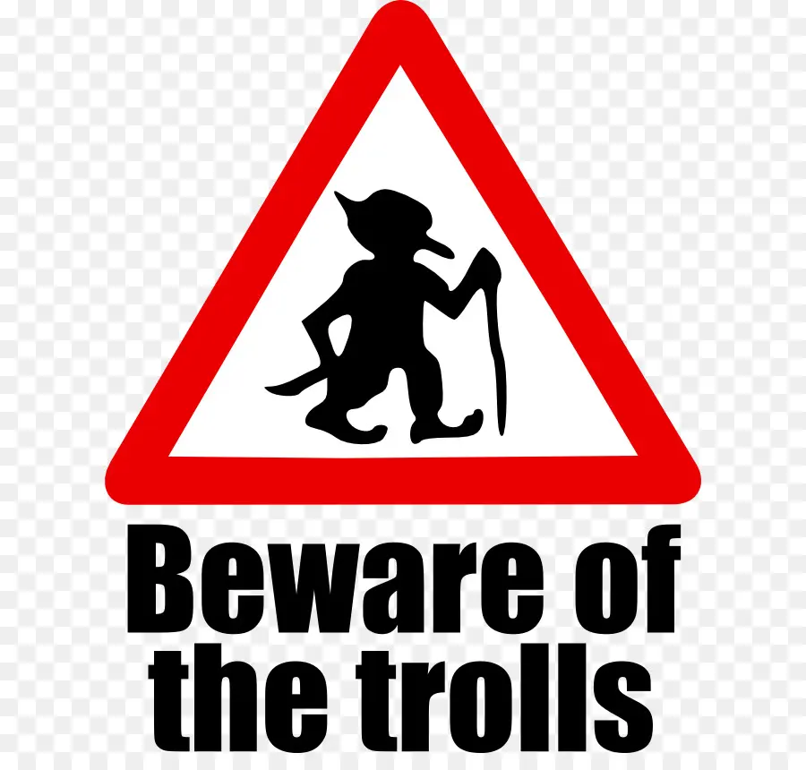 Cuidado Com O Sinal Dos Trolls，Sinal PNG