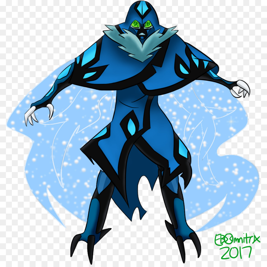 Personagem Azul，Capa PNG