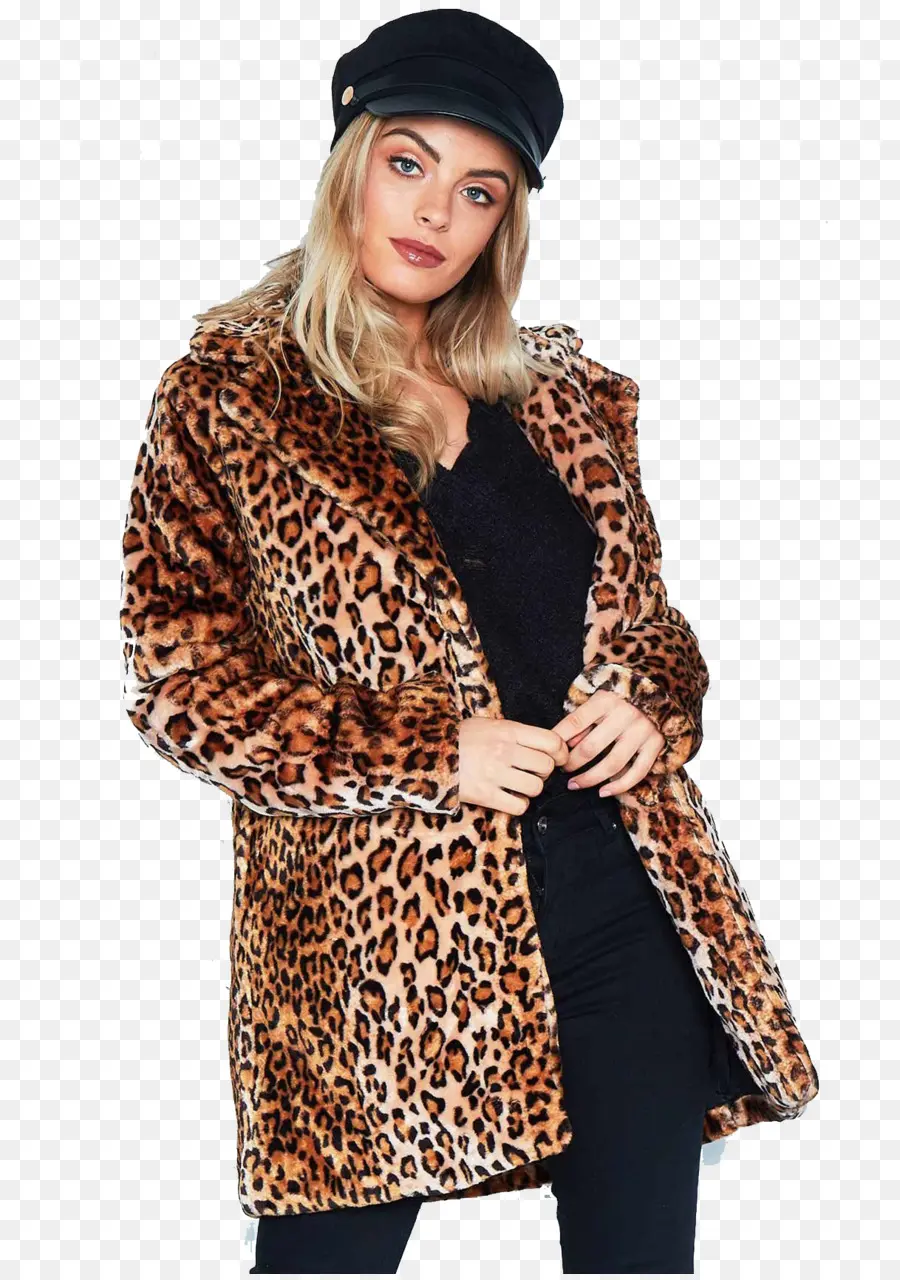 Casaco Com Estampa De Leopardo，Moda PNG