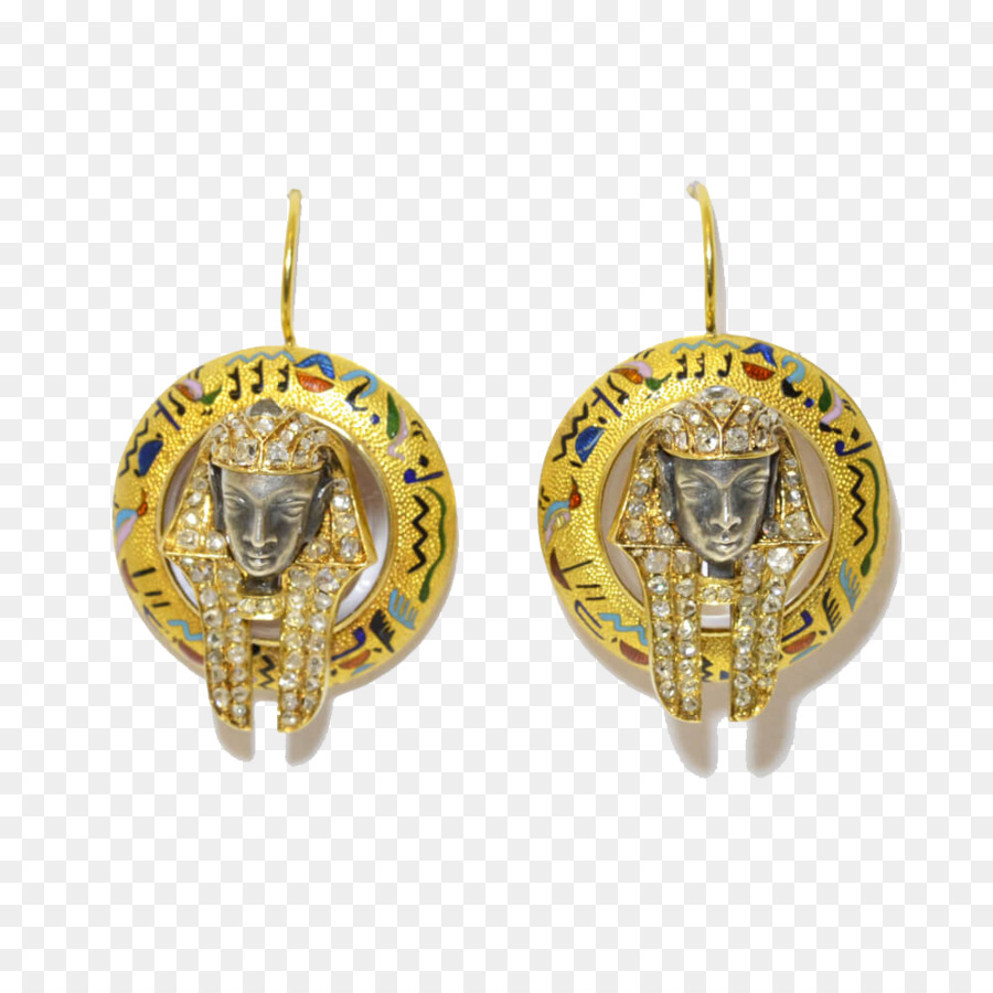 Brincos Egípcios，Ouro PNG