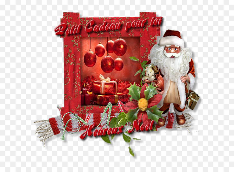 Enfeite De Natal，Papai Noel PNG