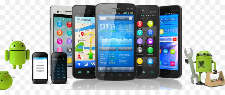 Telefones Android，Smartphones PNG