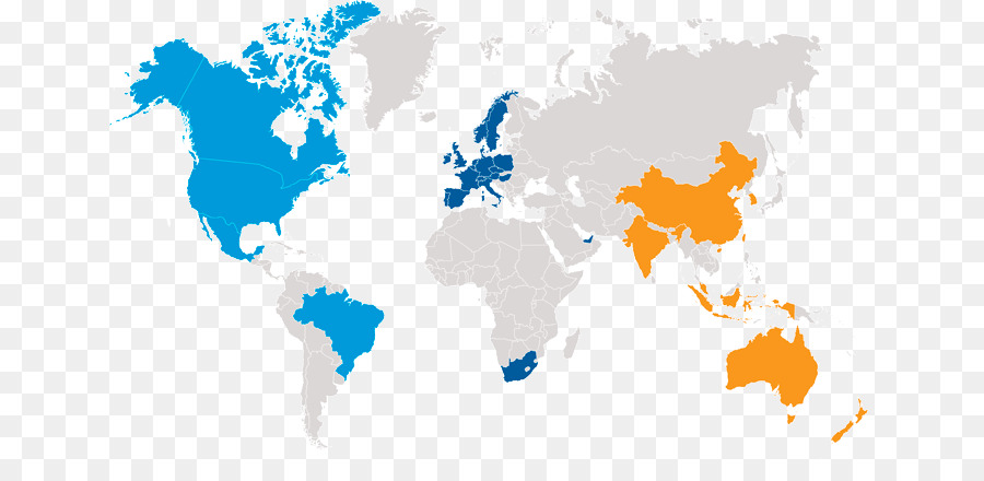 Mapa Mundial，Países PNG