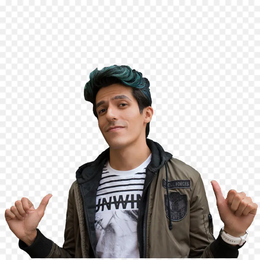 Homem Com Polegar Para Cima，Jaqueta PNG