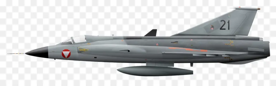 Aviões De Caça，Saab 35 Draken PNG
