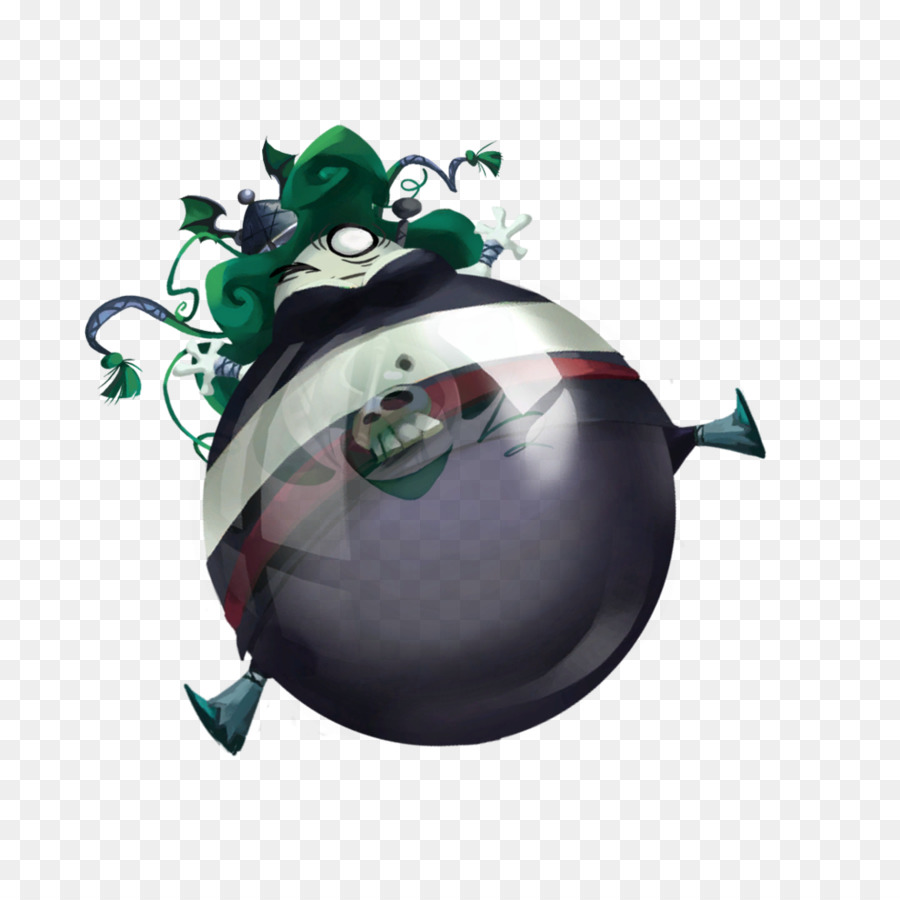 Personagem Inflado，Cabelo Verde PNG