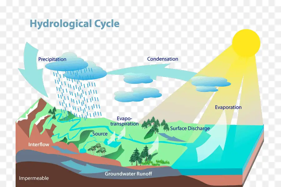 Diagrama Do Ciclo Hidrológico，Ciclo Hidrológico PNG