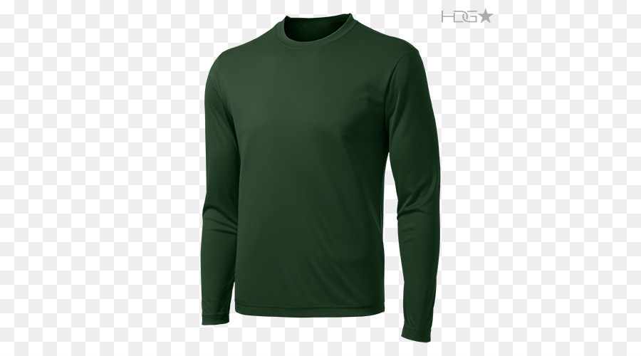 Camisa Verde，Manga Comprida PNG