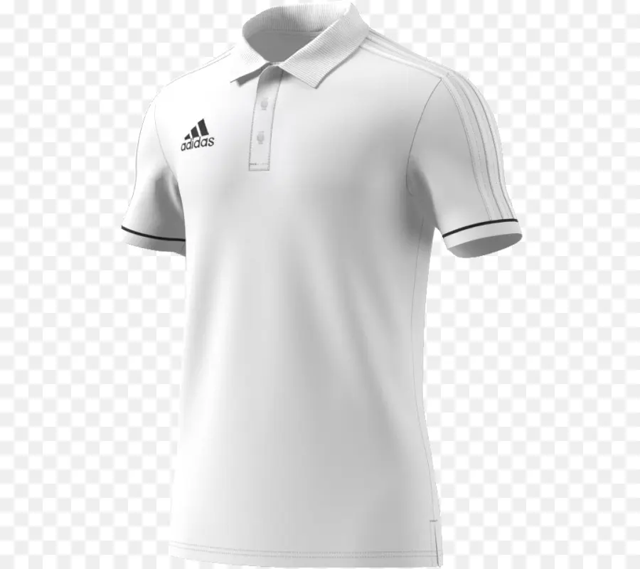 Camisa Polo Branca，Logotipo Da Adidas PNG