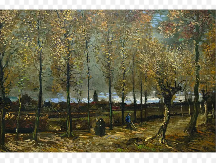Choupos Perto De Nuenen，O Museu Van Gogh PNG