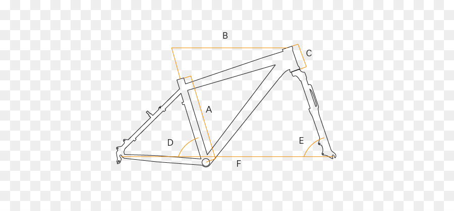 Triângulo，Quadros De Bicicleta PNG