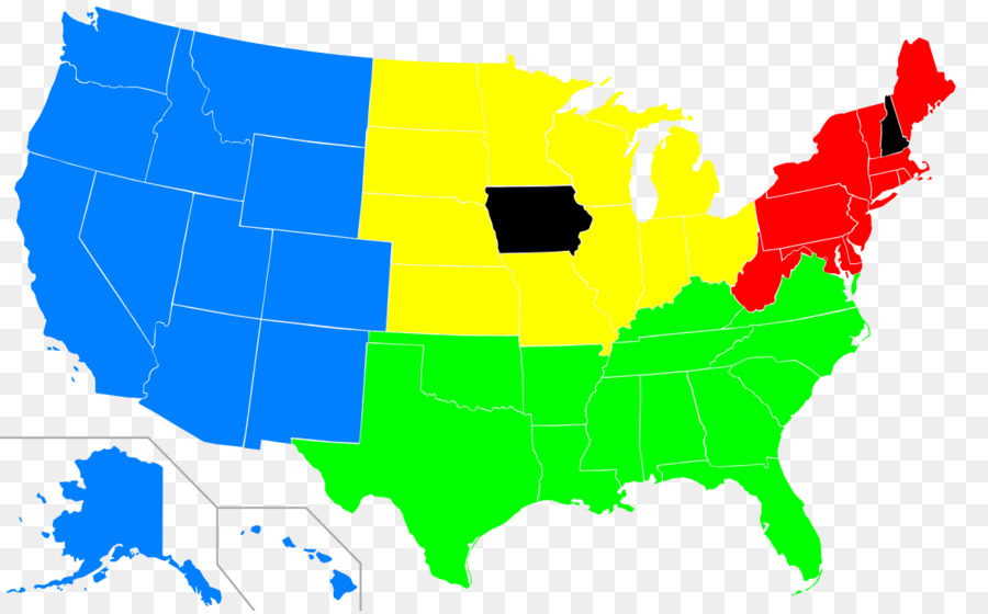 Estados Unidos，Vermelho Estados E Azul Estados PNG