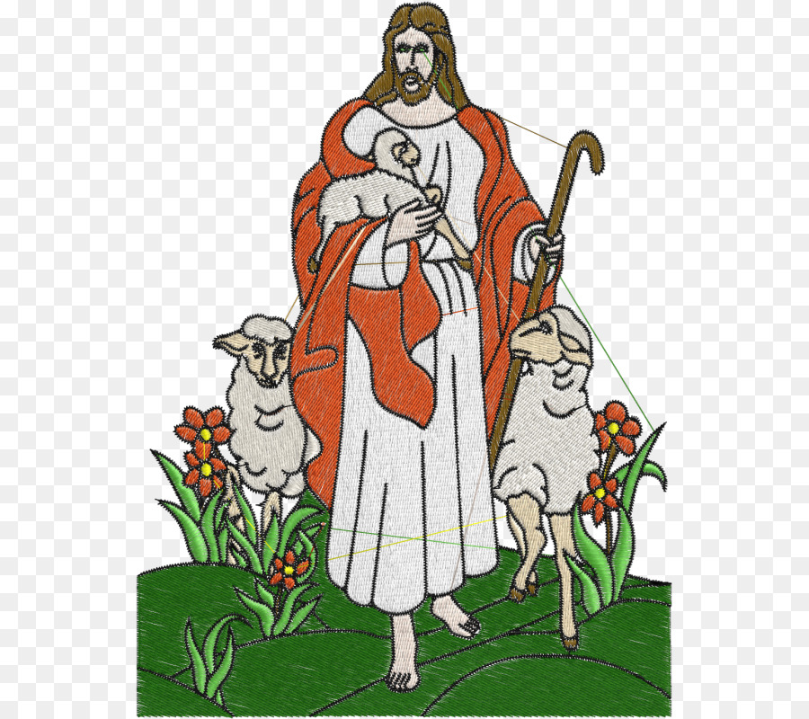 Religião，Embroidery PNG