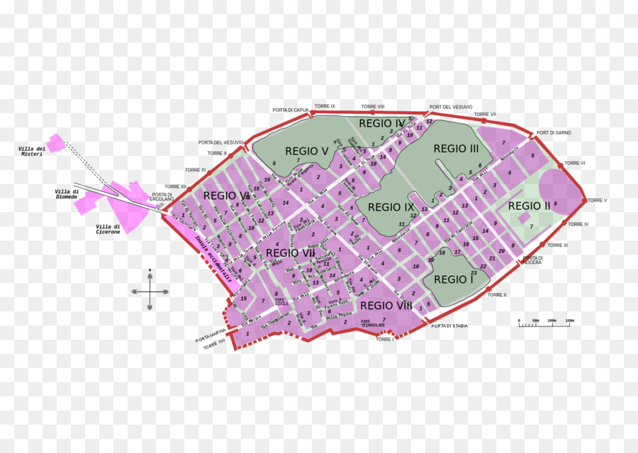 Villa Dos Mistérios，Mapa PNG