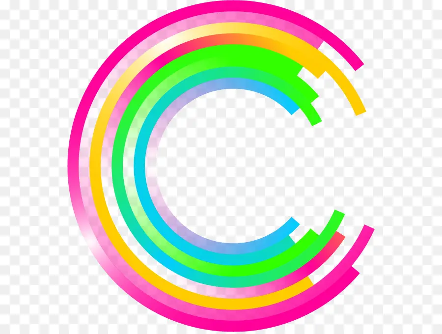 Círculo Colorido，Anel PNG