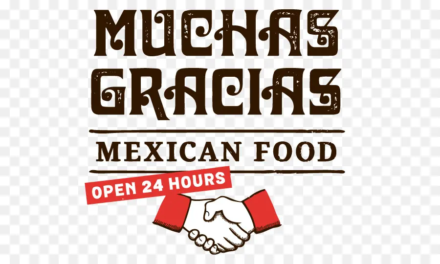 Placa Muchas Gracias，Comida Mexicana PNG