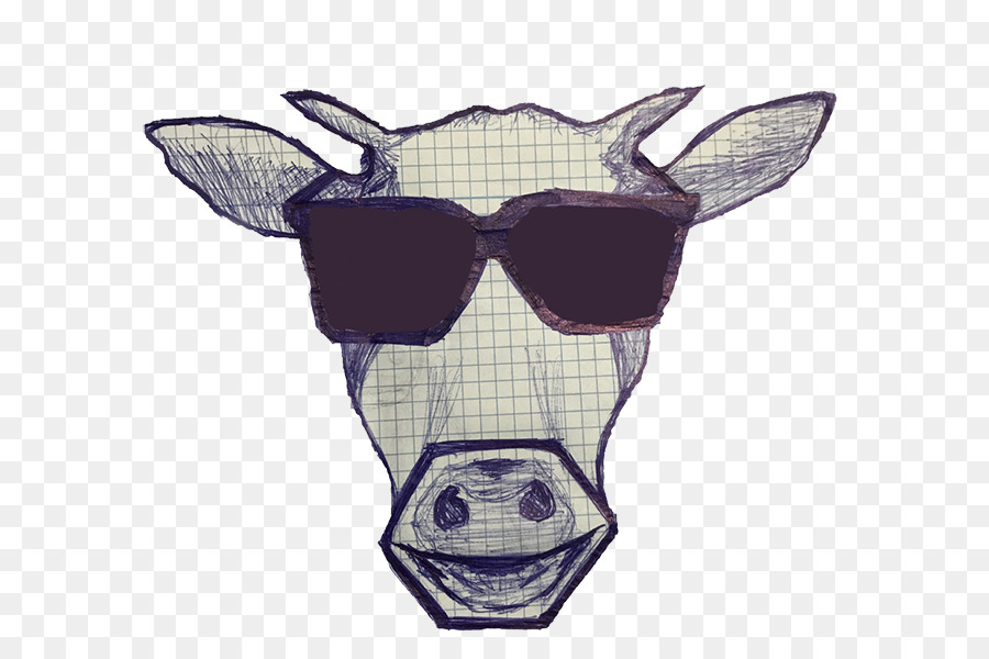 Vaca，óculos De Sol PNG