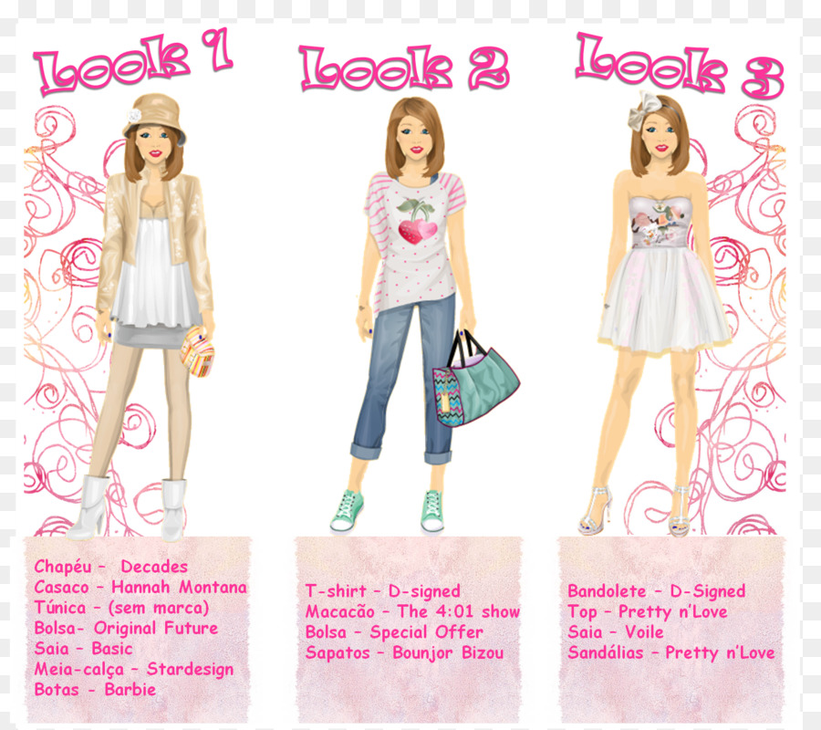 Barbie，Design De Moda PNG