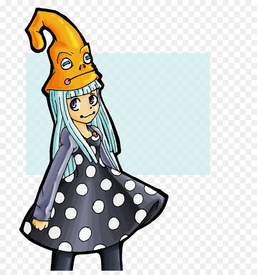 Garota Anime，Vestido De Bolinhas PNG