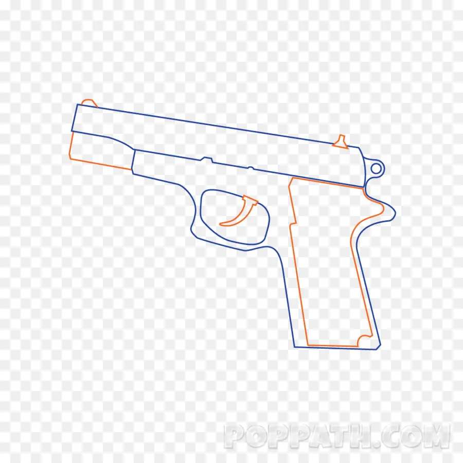 Gun，Linha PNG