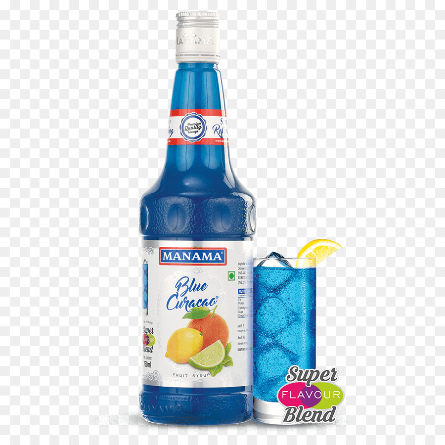 Orange Drink，Blue Hawaii PNG