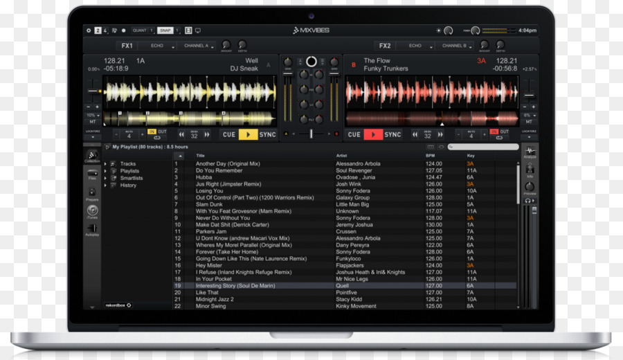 Software De Dj No Laptop，Música PNG