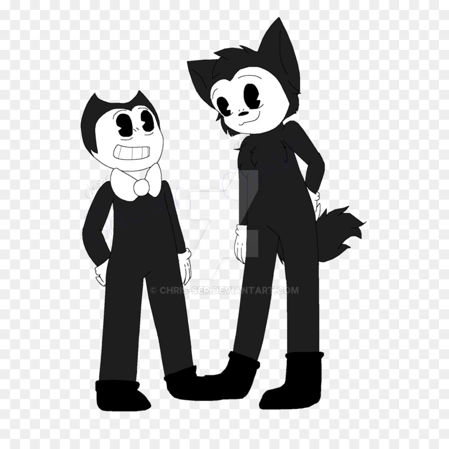 Gato，Bendy E A Tinta Da Máquina PNG