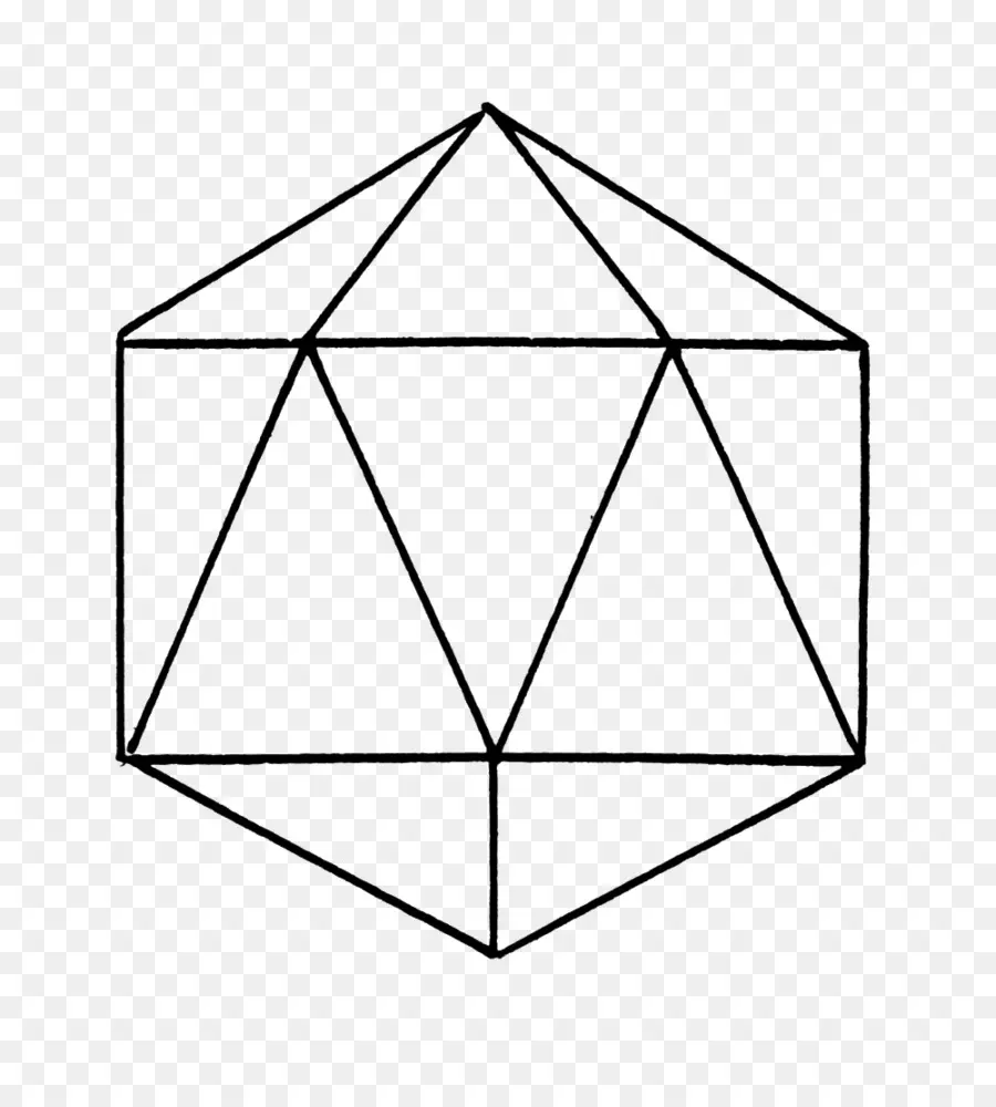 Stellation，Icosaedro PNG