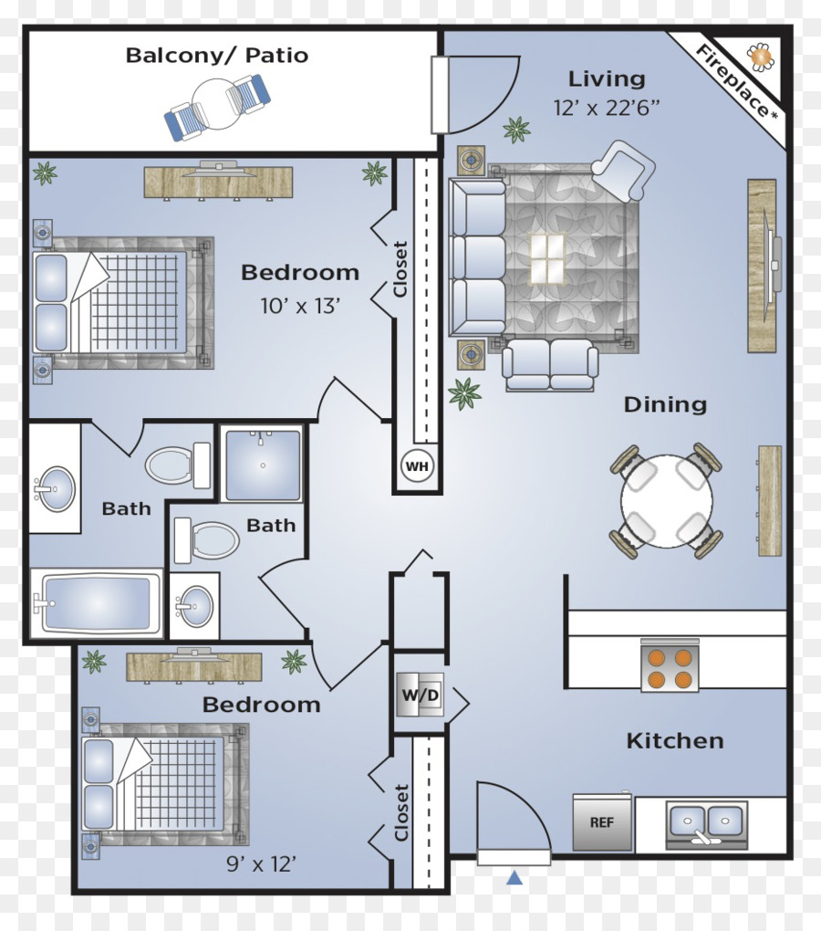 Layout Do Apartamento，Quartos PNG