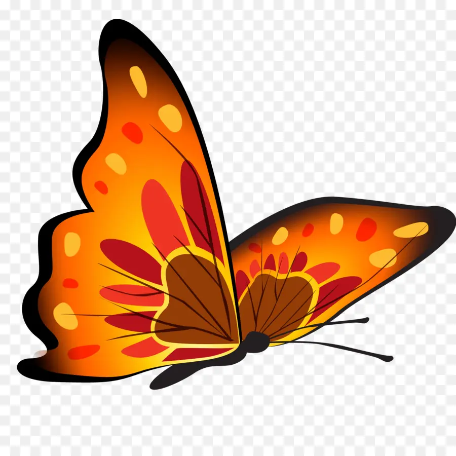 Borboleta，Desenho PNG