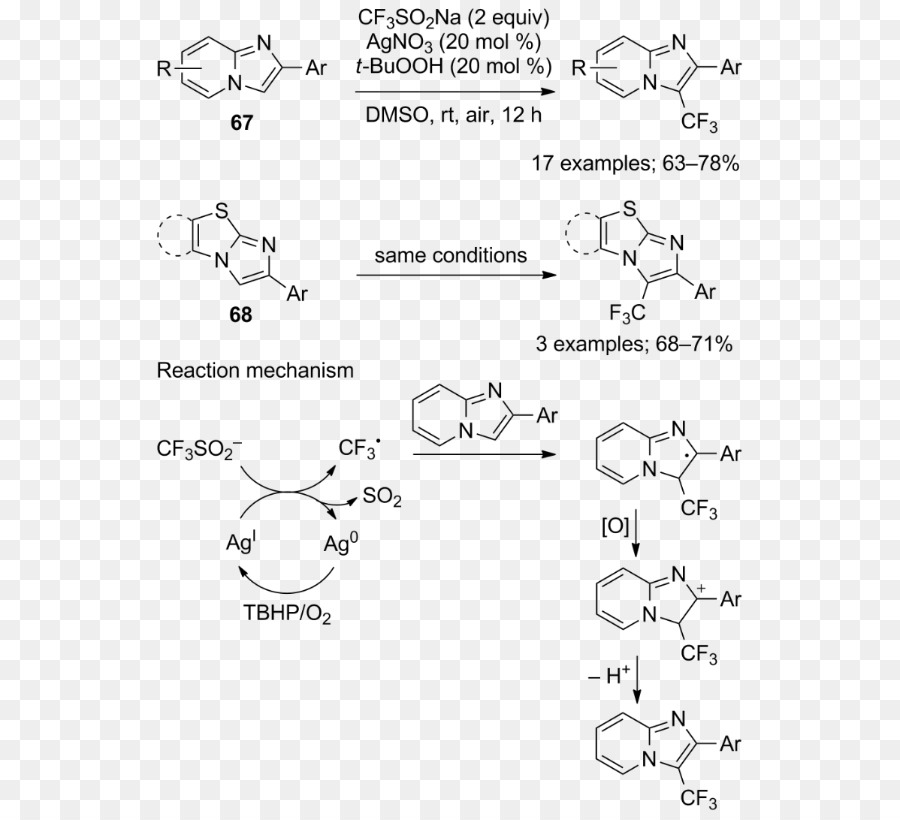 De Sódio Trifluoromethanesulfinate，Trifluoromethylation PNG