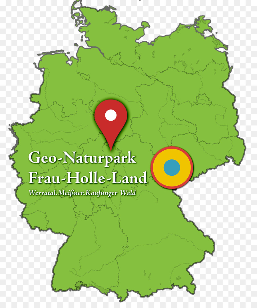 Meißner Kaufunger Wald Parque Natural，Mapa PNG