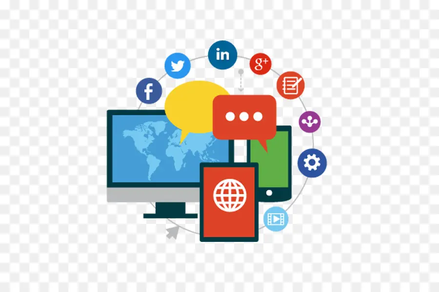 Social Media，Social Media Marketing PNG
