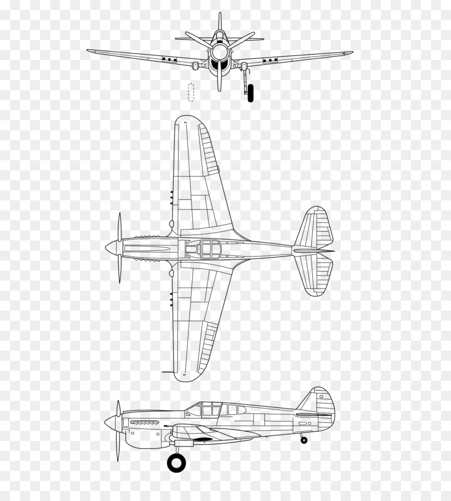 De Avião，Curtiss P40 Warhawk PNG