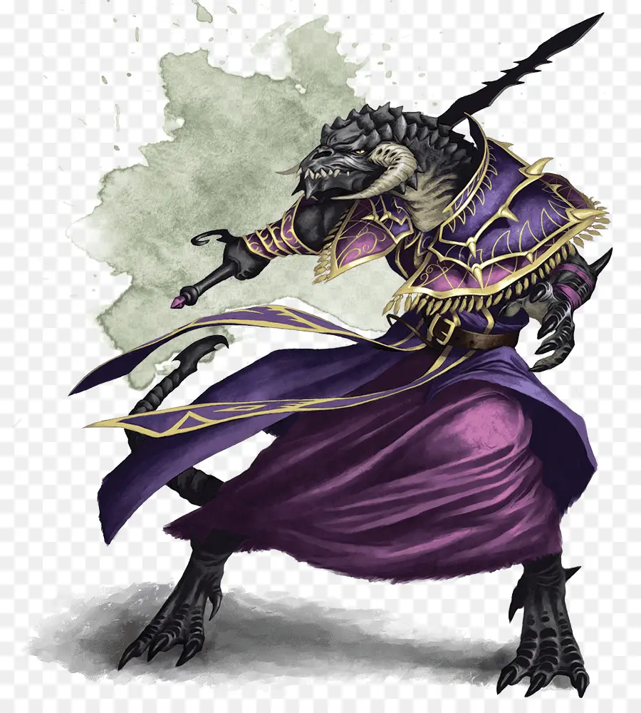 Mago Lagarto，Manto Roxo PNG